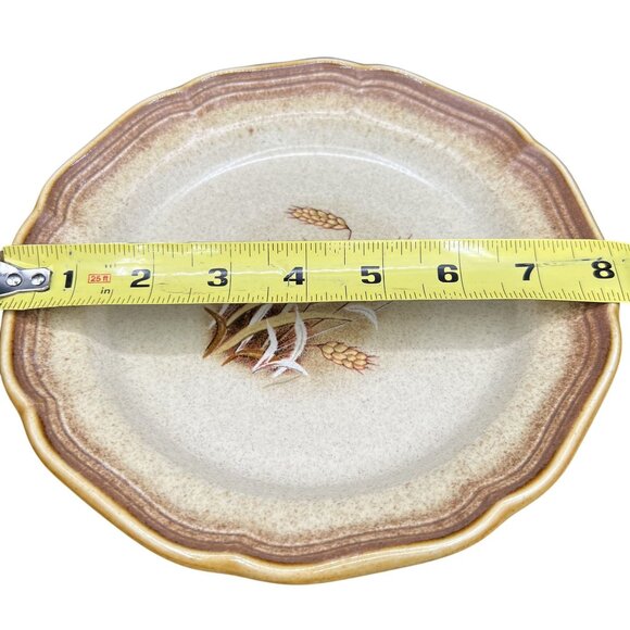 Mikasa Whole Wheat E8000 8.5" Oven To Table Dinnerware 4 Bowls Cups Plates Japan - Picture 12 of 16